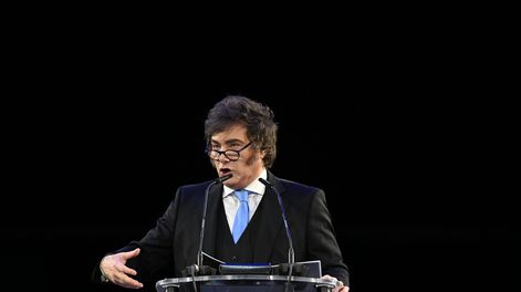 Javier Milei en Madrid