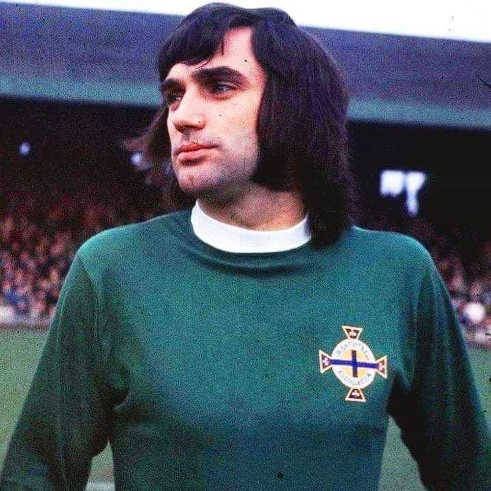 George Best, el &iacute;dolo m&aacute;ximo de Irlanda del Norte.