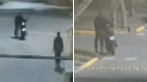 La Policía de Mendoza frustró el robo de una moto en Guaymallén.