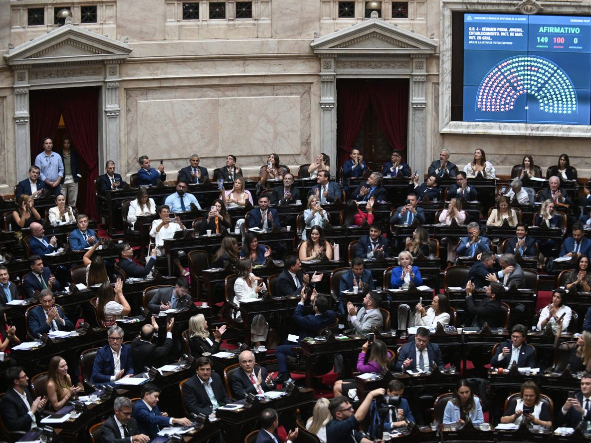 El Gobierno logró media sanción de la baja de la edad de imputabilidad