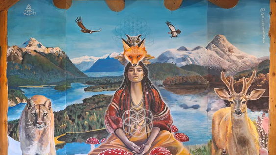 Obra de la artista plástica sanjuanina Mercedes Yacante.