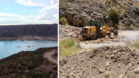 Los Andes | Los polos turísticos de Valle Grande y El Nihuil operan con normalidad tras las tormentas, pero continúan los trabajos en el circuito del Cañón del Atuel. Foto: Prensa Gob. de Mendoza