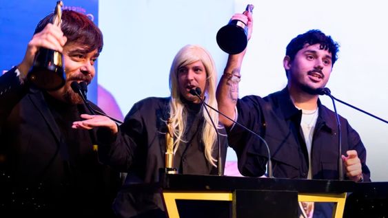 Migue Granados, Caro Pardíaco y Luquitas Rodríguez, entre los premiados de la noche de los Martín Fierro Digital 2024. Collage: MFD2024 / Los Andes