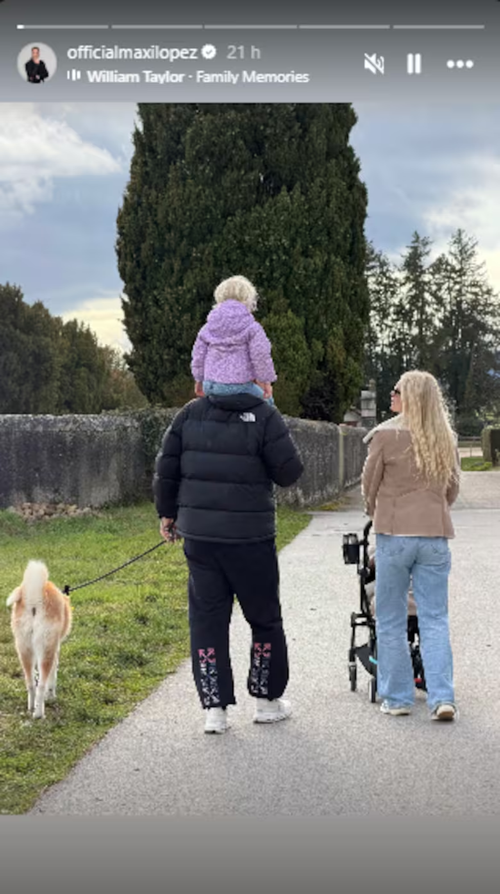 Maxi López regresó a Suiza con su familia tras casi dos meses en Argentina.