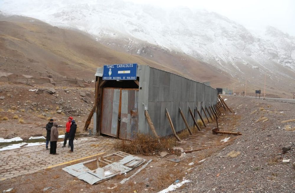 Túnel Caracoles: confirman que los restos hallados son son humanos ni arqueológicos y retomarán las obras en septiembre. Foto: Archivo / Los Andes.