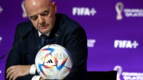 Gianni Infantino, presidente de FIFA. Foto: AFP