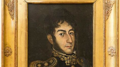 El retrato de San Martín compuesto por el mulato José Gil de Castro