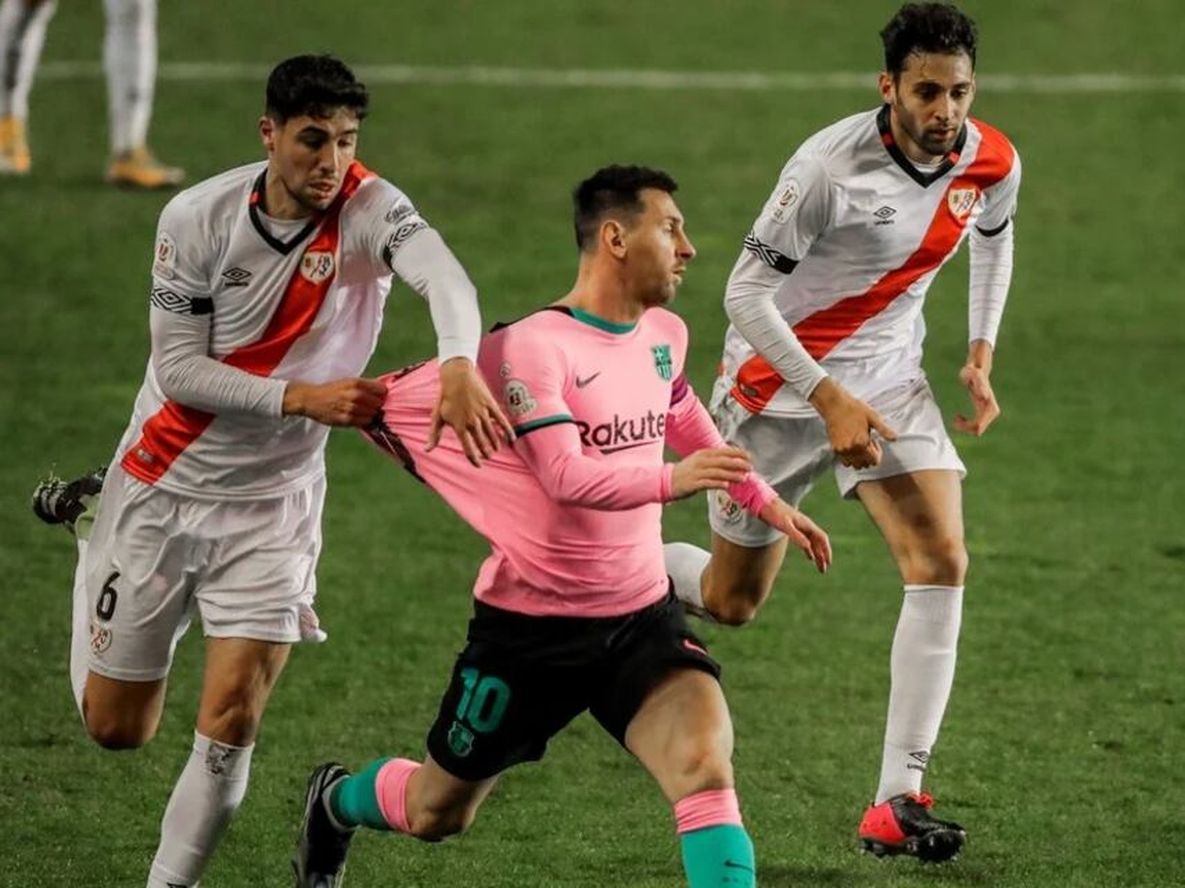 Con el regreso de Leonel Messi, Barcelona le ganó 2-1 a Rayo Vallecano por la Copa del Rey. / Gentileza.