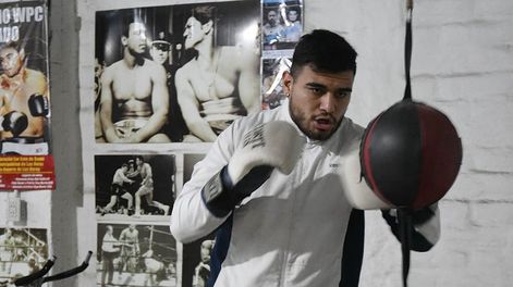 Los Andes | Jorge Arias será el fondista en la velada del Polimeni, donde enfrentará a la Bestia Robutti por el título Sudamericano de los pesados.Foto: José Gutierrez/ Los Andes