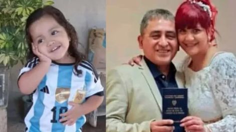 La hija de tres años de Huguito Flores todavía no sabe del accidente fatal de sus papás. Foto: Captura TN