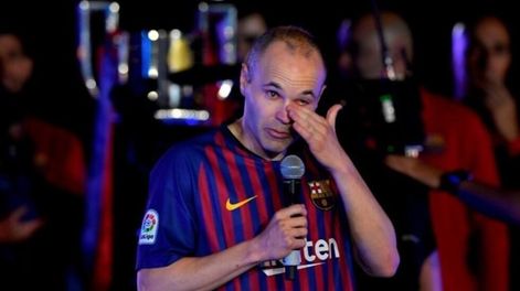 Andrés Iniesta: Fue un placer y un honor representar este escudo