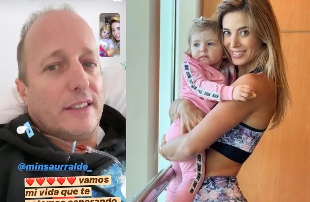 Jésica Cirio alentó a Insaurralde por su delicado estado de salud: “Vamos mi vida, ¡fuerza!”