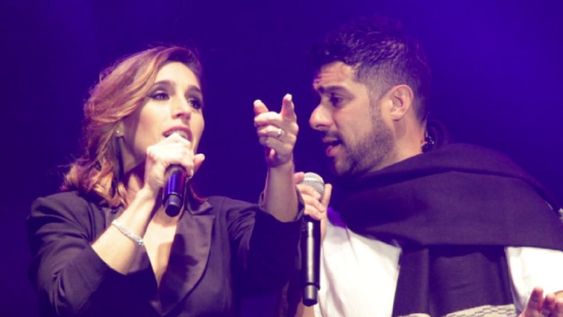 Soledad Pastorutti invitó a cantar a Lucas Oviedo, el recordado cantante y bombero de La Voz Argentina (Facebook Festival Provincial del Trigo)