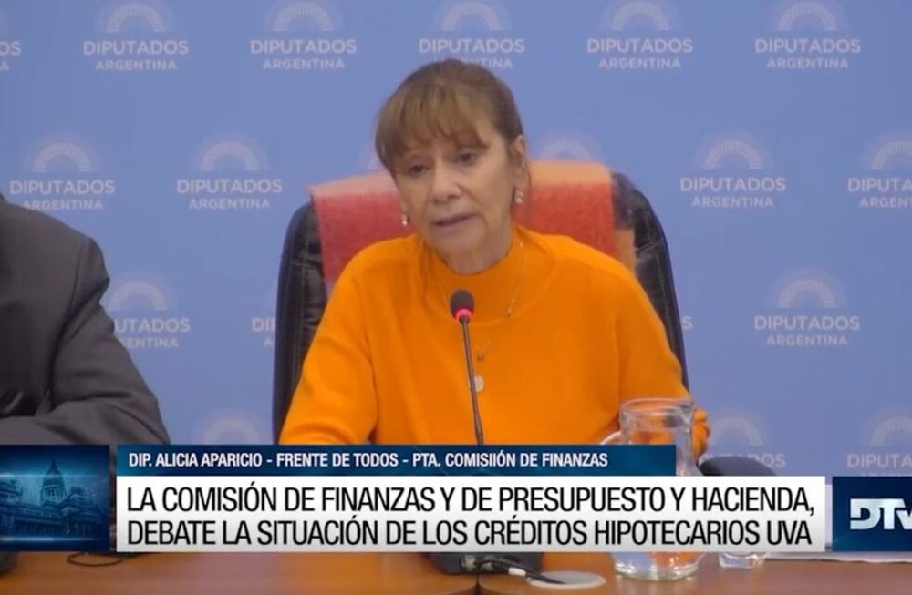 La Diputada del Frente de Todos, Alicia Aparicio.