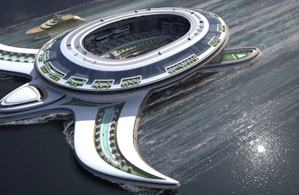 Así es Pangeos, el ‘crucero tortuga’ capaz de transportar 60.000 personas cuya construcción podría costar US$ 8000 millones. Foto: Web