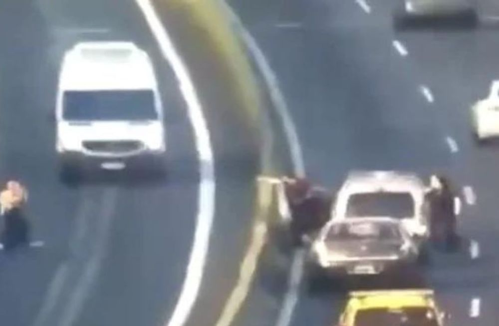 Apareció un video del momento del fatal accidente donde una combi ...