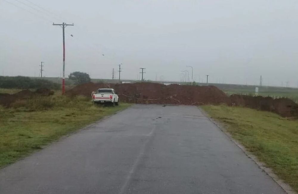 En la provincia puntana hay bloqueos en los caminos