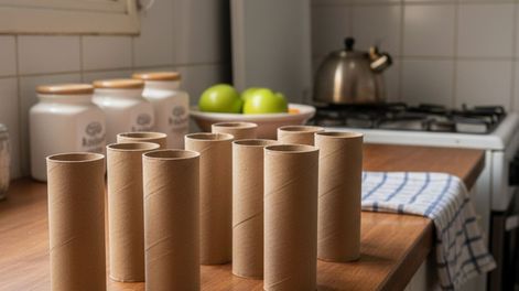 No es un portalápices: reciclar el rollo de cartón de papel higiénico está de moda, ideal para organizar