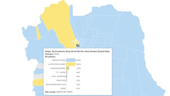 El mapa del microvoto: mirá cómo votaron en tu barrio