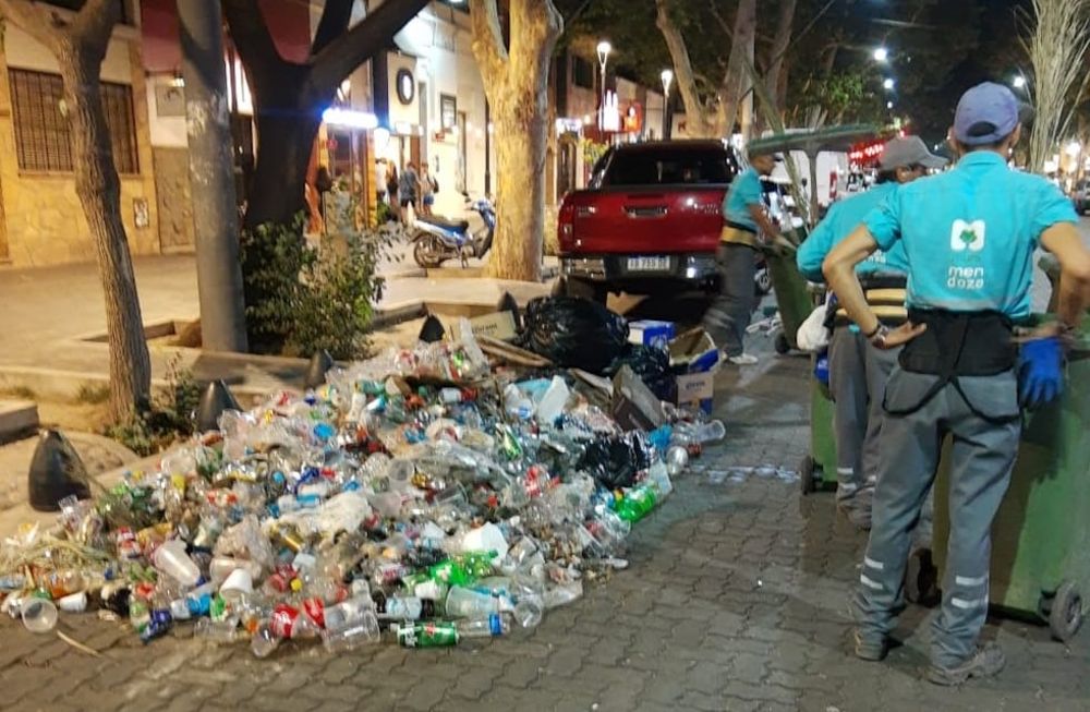 La Ciudad relevó los daños tras los festejos por el triunfo de Argentina