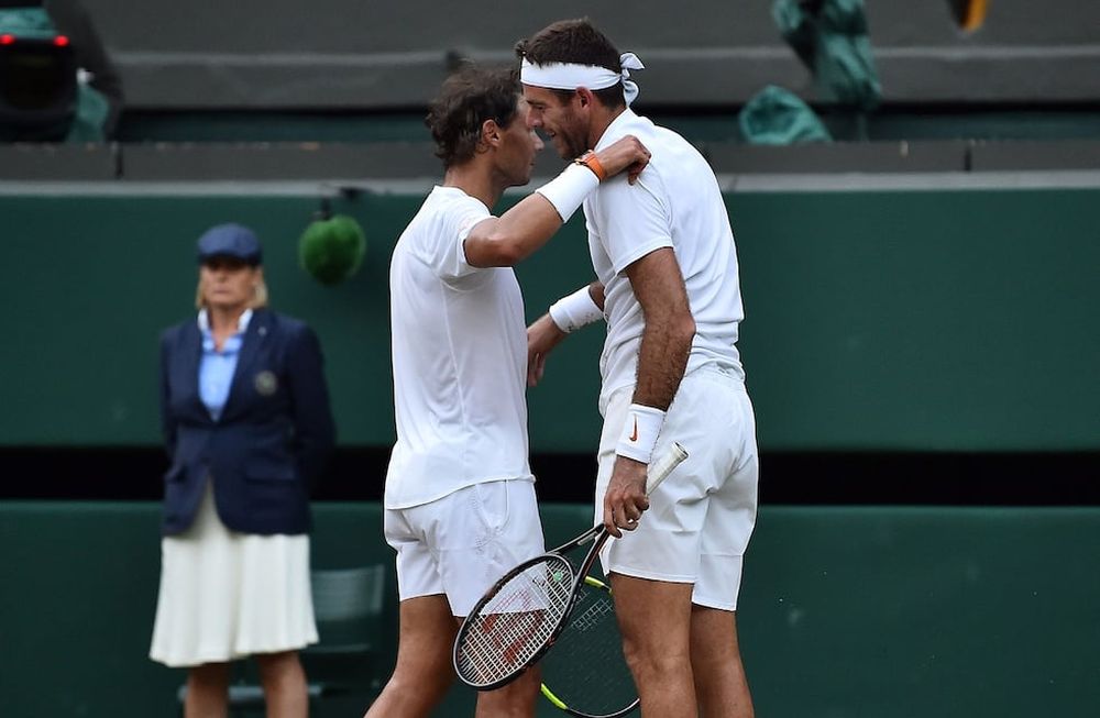 Del Potro y un mensaje emotivo para Rafael Nadal tras la batalla de Wimbledon