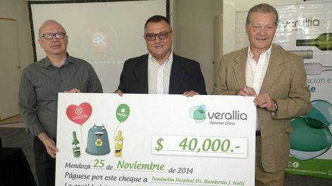 Verallia y un gran aporte a la Fundación Notti