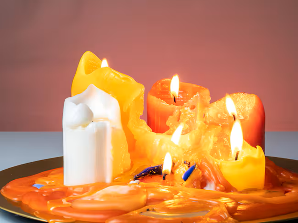Estos restos de velas y crayones son un tesoro para armar una nueva manualidad.