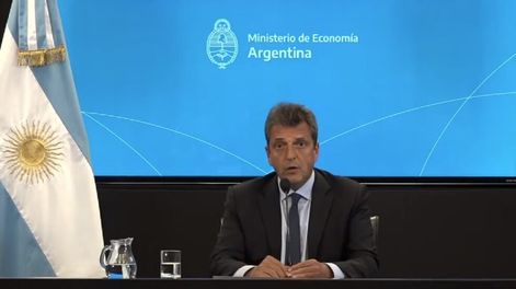 Sergio Massa anunció la recompra de deuda externa por US$1.000 millones (Captura de video)