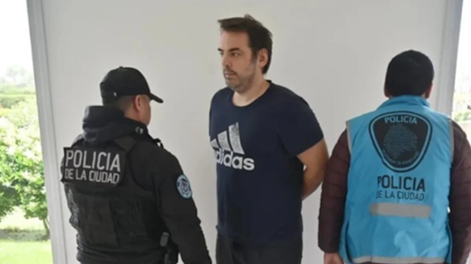 Federico Pulenta detenido en Nordelta.