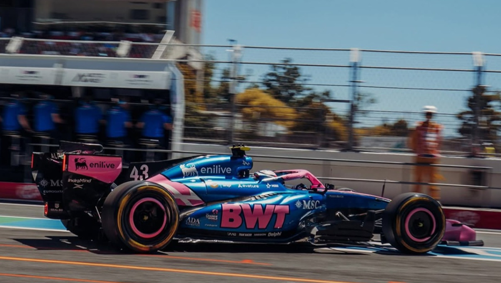 Franco Colapinto en el Circuito Barcelona-Cataluña.