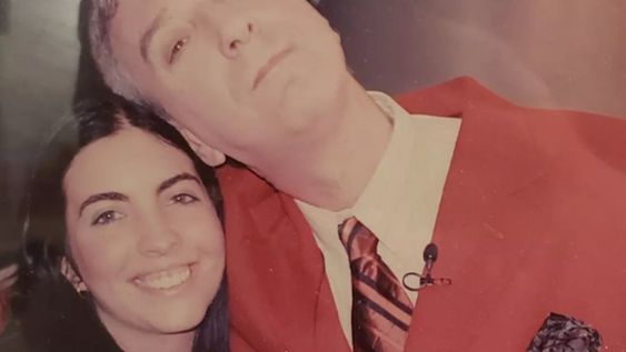 Ivanna Viale junto a su padre, Mauro
