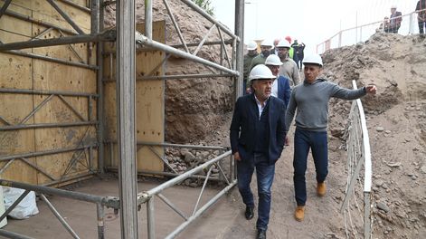 Nación envió solo el 31% de los fondos de las obras hídricas en Mendoza.