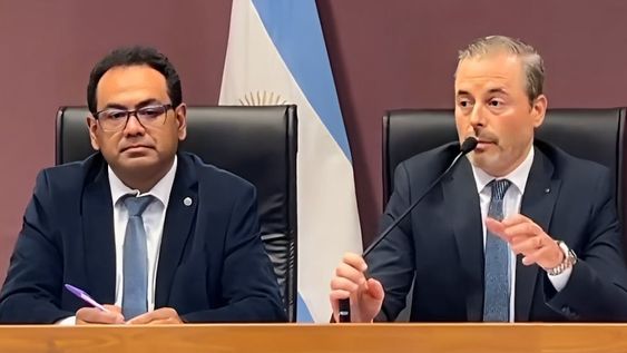 Caso Loan: los fiscales Guillermo Barry y Juan Carlos Castillo confirmaron que el niño fue captado con fines de explotación y que el comisario “plantó” una zapatilla. Foto: Captura de video