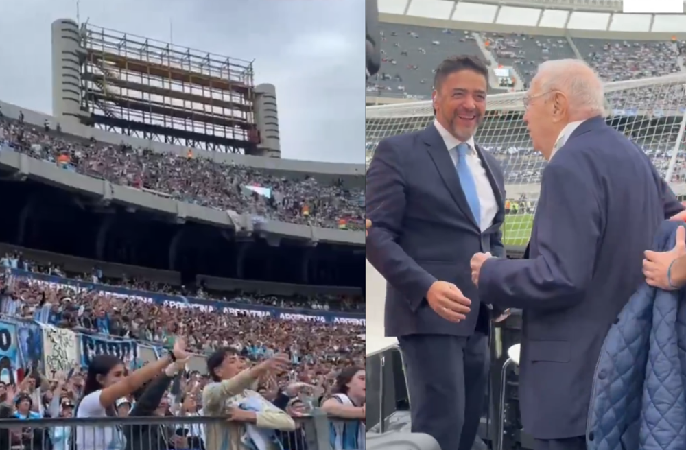 Los Andes en la despedida de Lionel Messi: ovación del público Albiceleste ante la llegada de Macaya Márquez