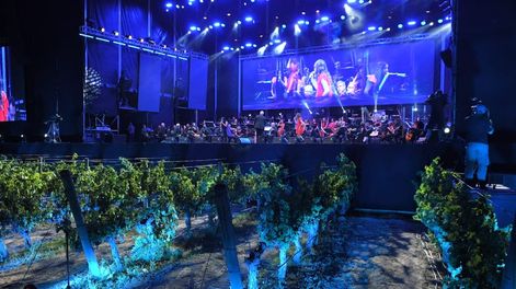 Los Andes | La Fiesta de la Cosecha 2024 se realizó pero se canceló la cosecha previa en apoyo a los productores afectados por la tormenta. Foto: Ignacio Blanco / Los Andes