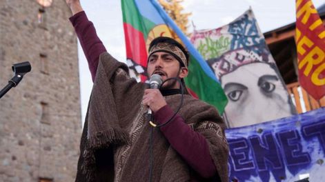 Facundo Jones Huala, líder de la RAM (Télam/Archivo).