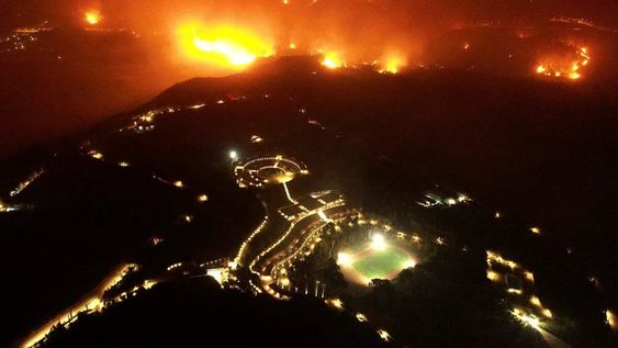 Devastadores incendios que llevan más de 7 días en Grecia. Archivo