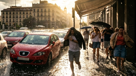 Fuerte temporal sorprendió a los italianos.&nbsp;