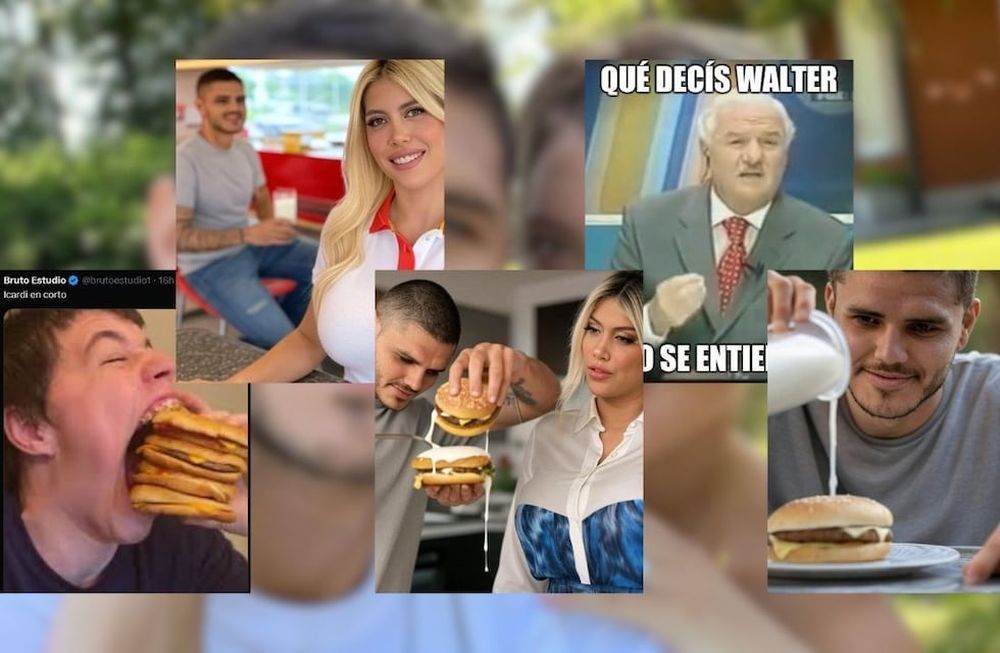 Avalancha de memes por el chat filtrado de Wanda Nara y Mauro Icardi