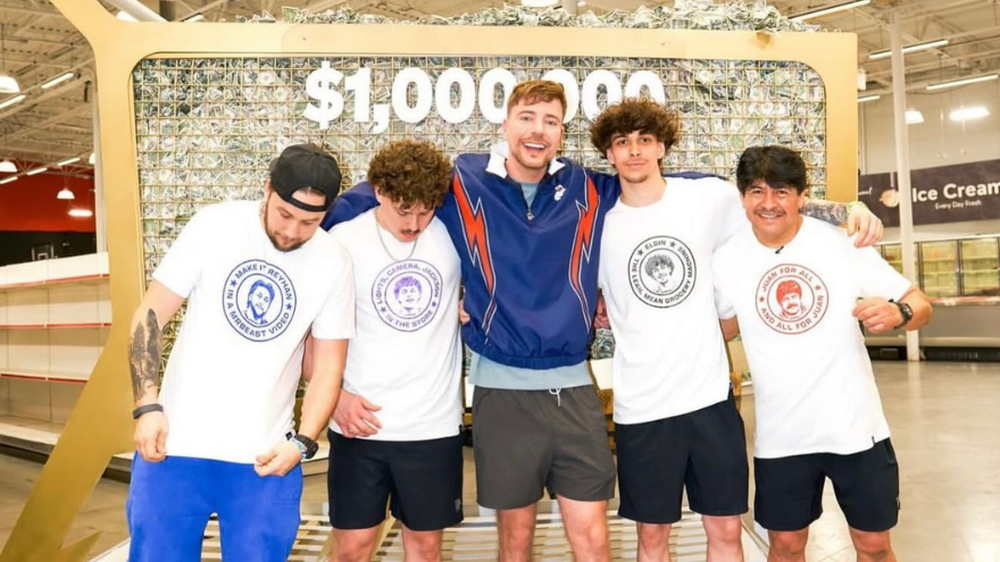 Los ganadores del desafío de Mr.Beast.
