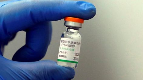 Vacuna. La Sinopharm fue desarrollada en colaboración con el laboratorio Beijing Institute of Biological Productos de China. (AP)