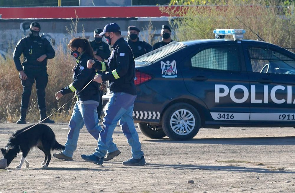 Una serie de rastrillajes se realizaron en Las Heras para tratar de dar con rastros de Abigaíl Carniel, desaparecida en 2021. | Foto: Orlando Pelichotti / Los Andes