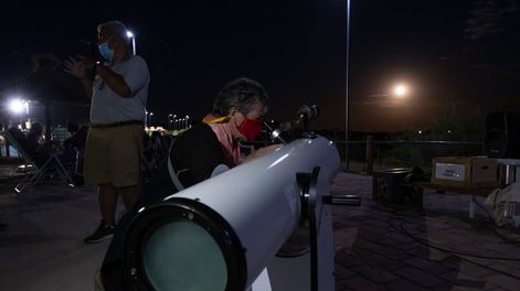 Astroturismo.Foto: Ignacio Blanco / Los Andes