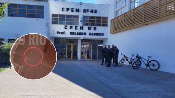 Un alumno llevó un arma a un colegio de Neuquén y baleó accidentalmente a un compañero.