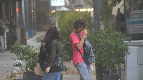 Comienzo de fin de semana con alertas por viento Zonda.&nbsp;