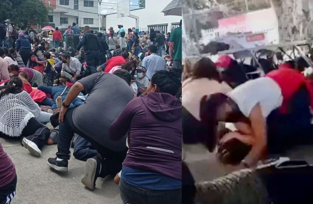 Se emparejaron en una de las filas y realizaron al menos cinco detonaciones de armas de fuego. Foto: Web
