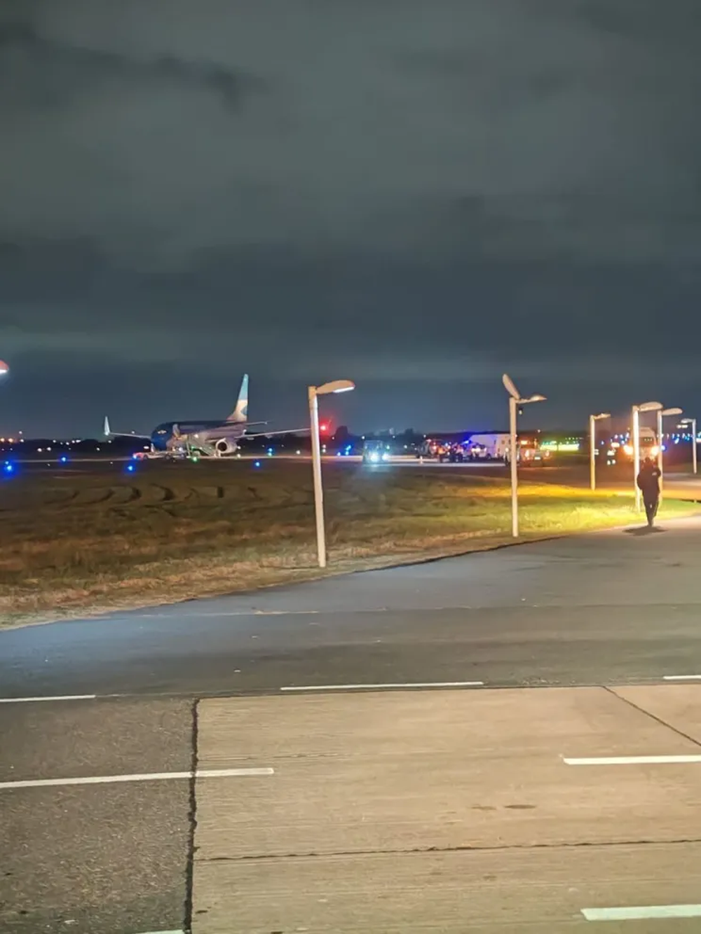 Amenaza de bomba en un vuelo de Aerolíneas Argentinas en Ezeiza: desviaron vuelos.