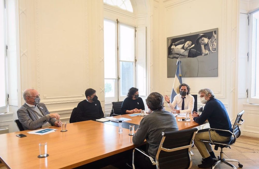 El jefe de Gabinete mantuvo una reunión con los representantes políticos y sanitarios de la provincia y de la Ciudad de Buenos Aires Foto: Gentileza / Gobierno de la provincia de Buenos Aires