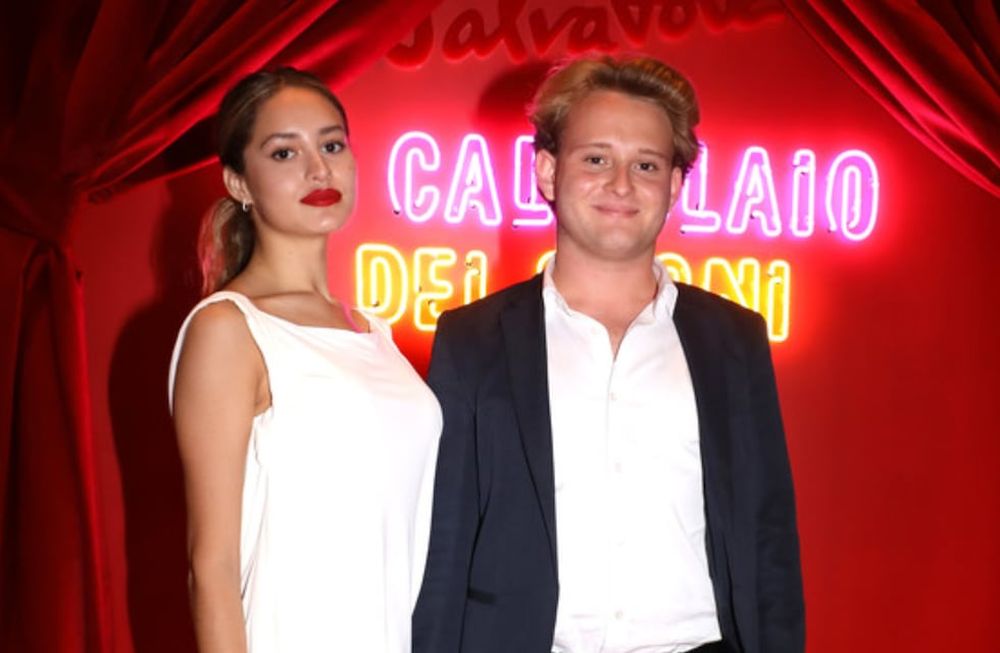 Vincenzo Dotti junto a su pareja Dana Vázquez Ríos - Gentileza Zimbio