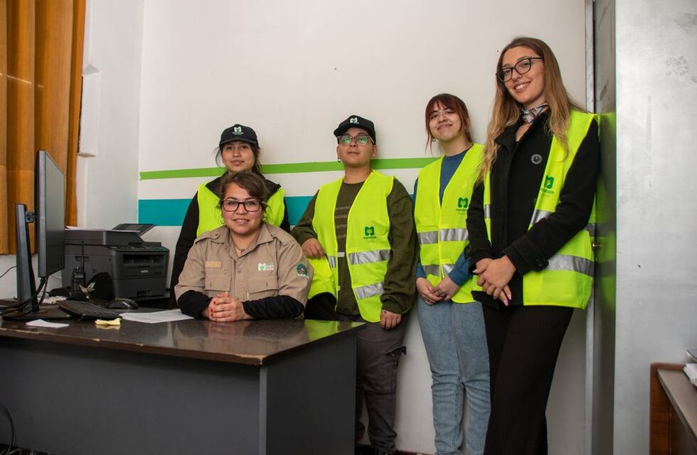 Alumnos de la Universidad del Aconcagua realizan sus prácticas en el municipio